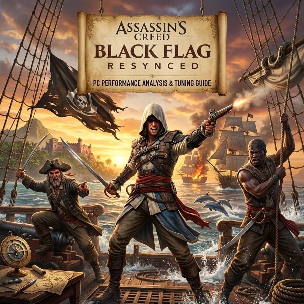 Assassin’s Creed Black Flag Resynced trên PC: hướng dẫn tối ưu FPS và thiết lập đồ họa tốt nhất