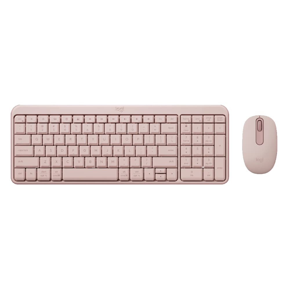 Bộ Bàn Phím Chuột Không Dây Logitech MK250 Bluetooth Pink