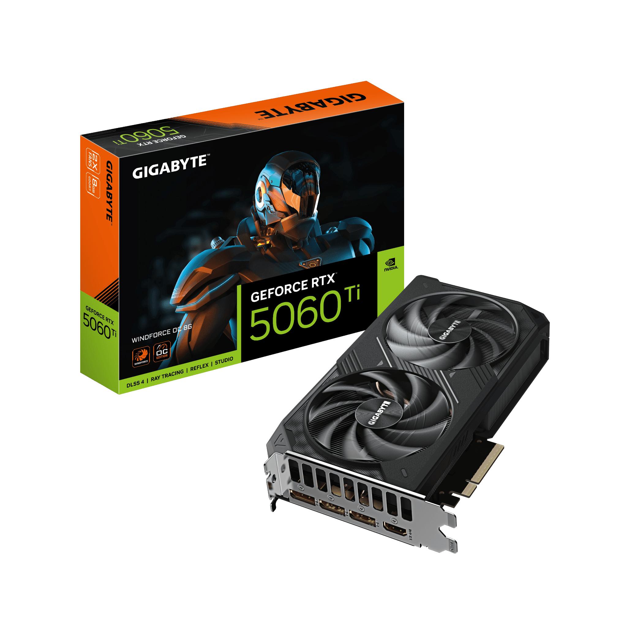 GIGABYTE GeForce RTX 5060 Ti WINDFORCE OC 8G